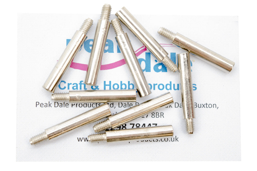 Extension Post 25mm Nickel Plated Pack of 10 - Default Title (BINDEXT)