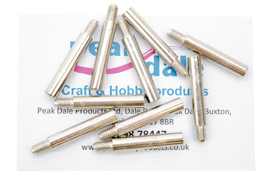 Extension Post 25mm Nickel Plated Pack of 10 - Default Title (BINDEXT)