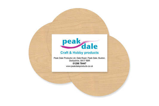 Plywood Plaque 100mm (4inch) Pack of 3 - Default Title (BIRCH100)