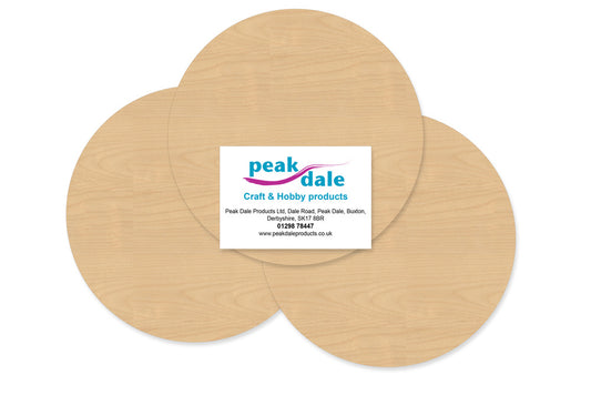 Plywood Plaque 150mm (6inch) Pack of 3 - Default Title (BIRCH150)