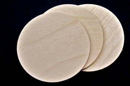 Plywood Plaque 75mm (3inch) Pack of 3 - Default Title (BIRCH75M3)