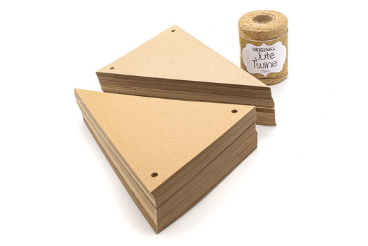 Bunting Eco Brown Kraft Board Pack 300 + Jute - Default Title (BUNTKRA300)