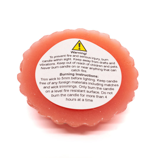 Candle Warning Labels 50mm dia Pack of 100