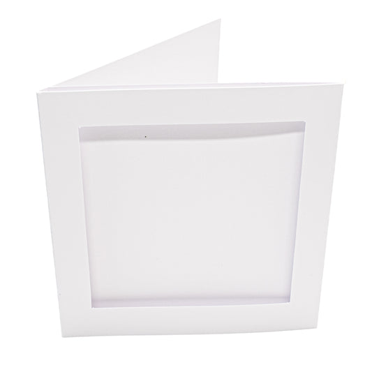 Cards Small SQ White - SQ Aperture PACK 50  SS-3