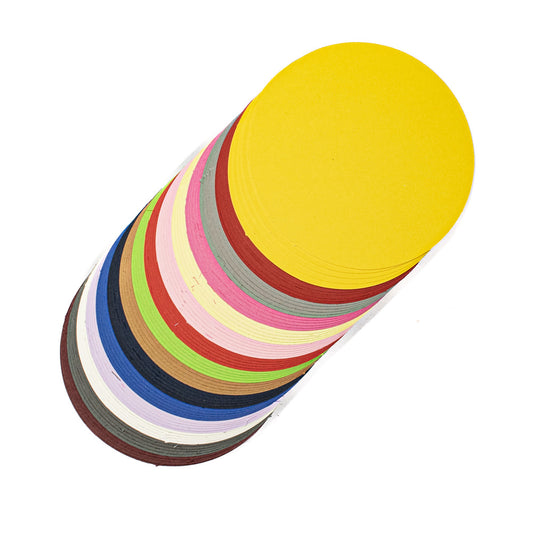 Card Circles 90mm dia Assorted Colours Pack 75 - Default Title (CARDCIR90)