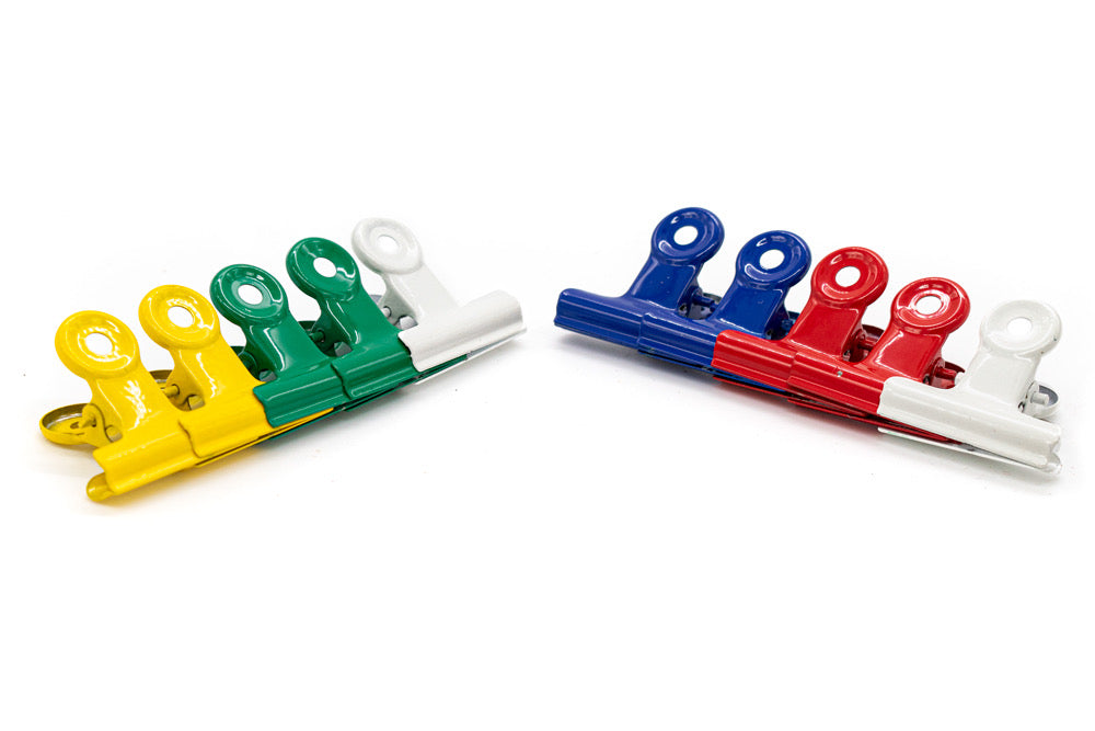 Bulldog type Clip 30mm Asst Colour Pack 10 - Default Title (CLIPBU30COL)