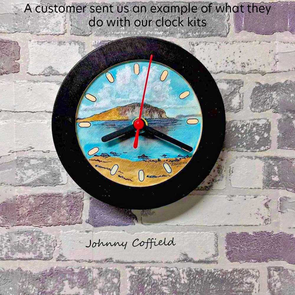 Clock Kit Small Wooden 15cm - Default Title (CLOKITSM)