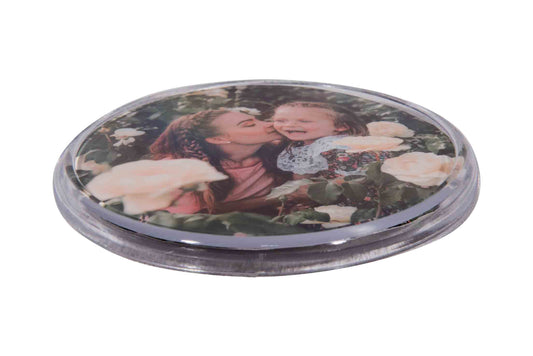 Clear View Coaster Round Insert 80mm dia