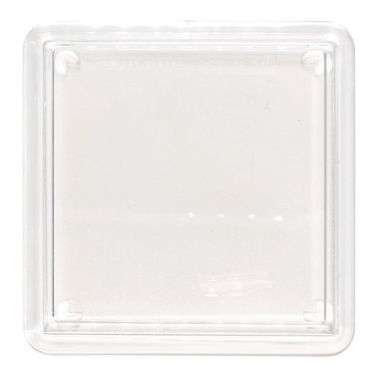 Clear View Coaster 80 mm Square Pack of 50