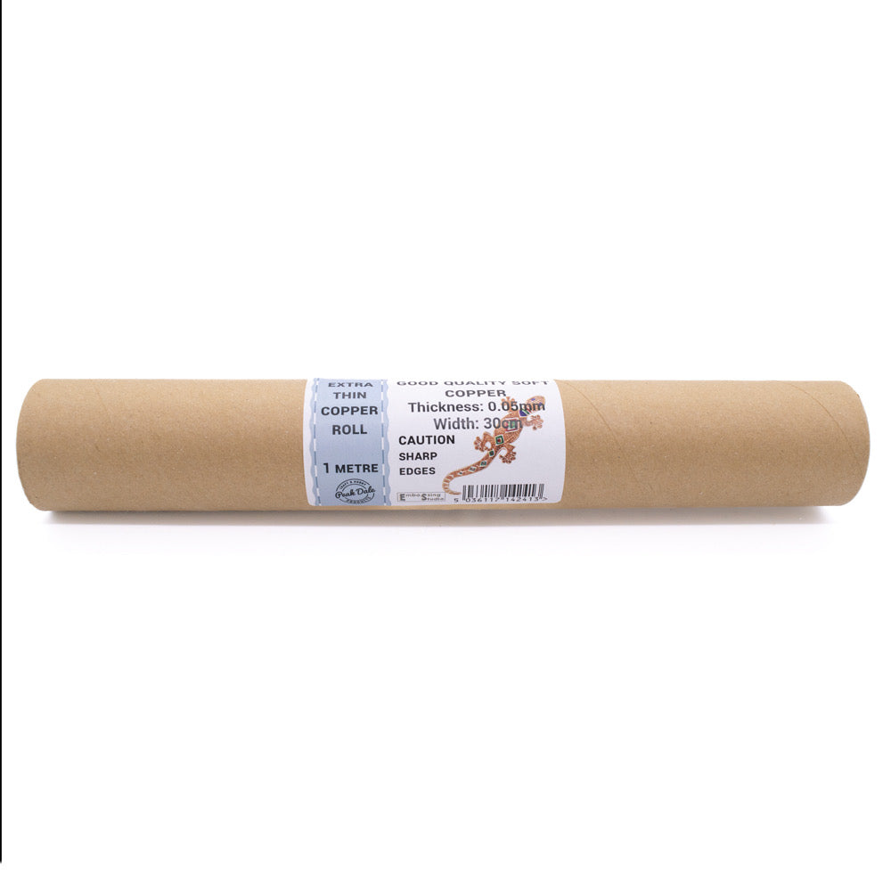 Copper Extra Thin Roll 0.05mm 30cm x 1mt - Default (COPXTHINROLL)