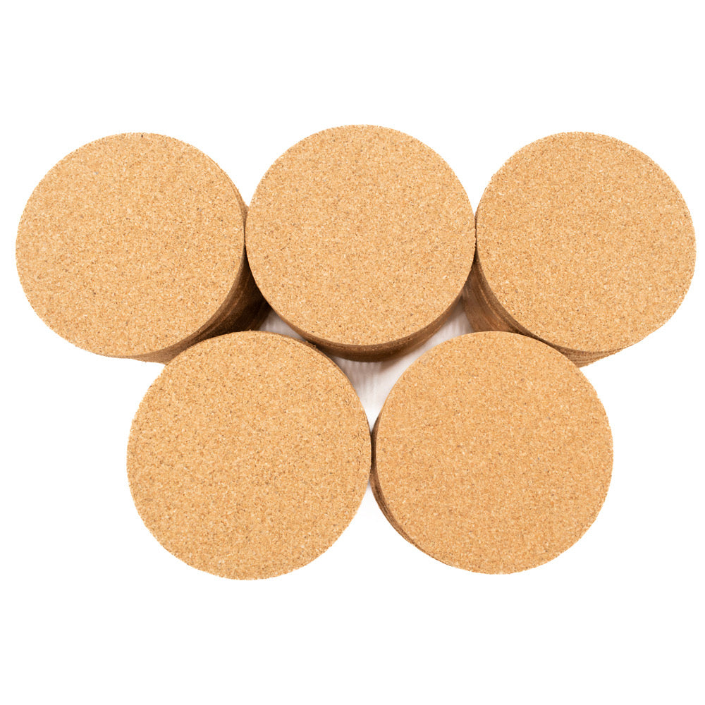 Cork Mat 75mm (3 inch)  Bulk Pack 100 - Default Title (CORKB3-100)