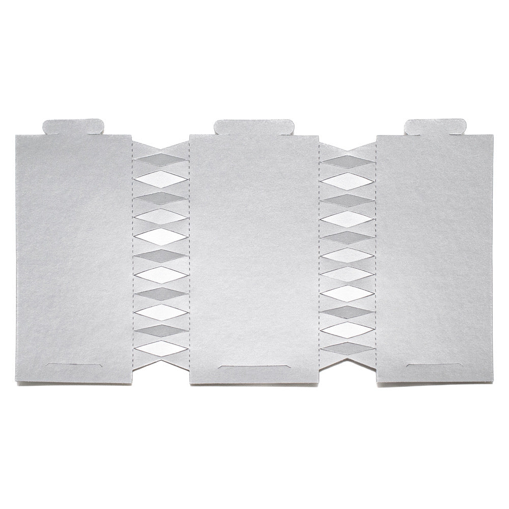 Cracker Board Satin SILVER Pack of 50 - Default Title (CRABSATSIL50)