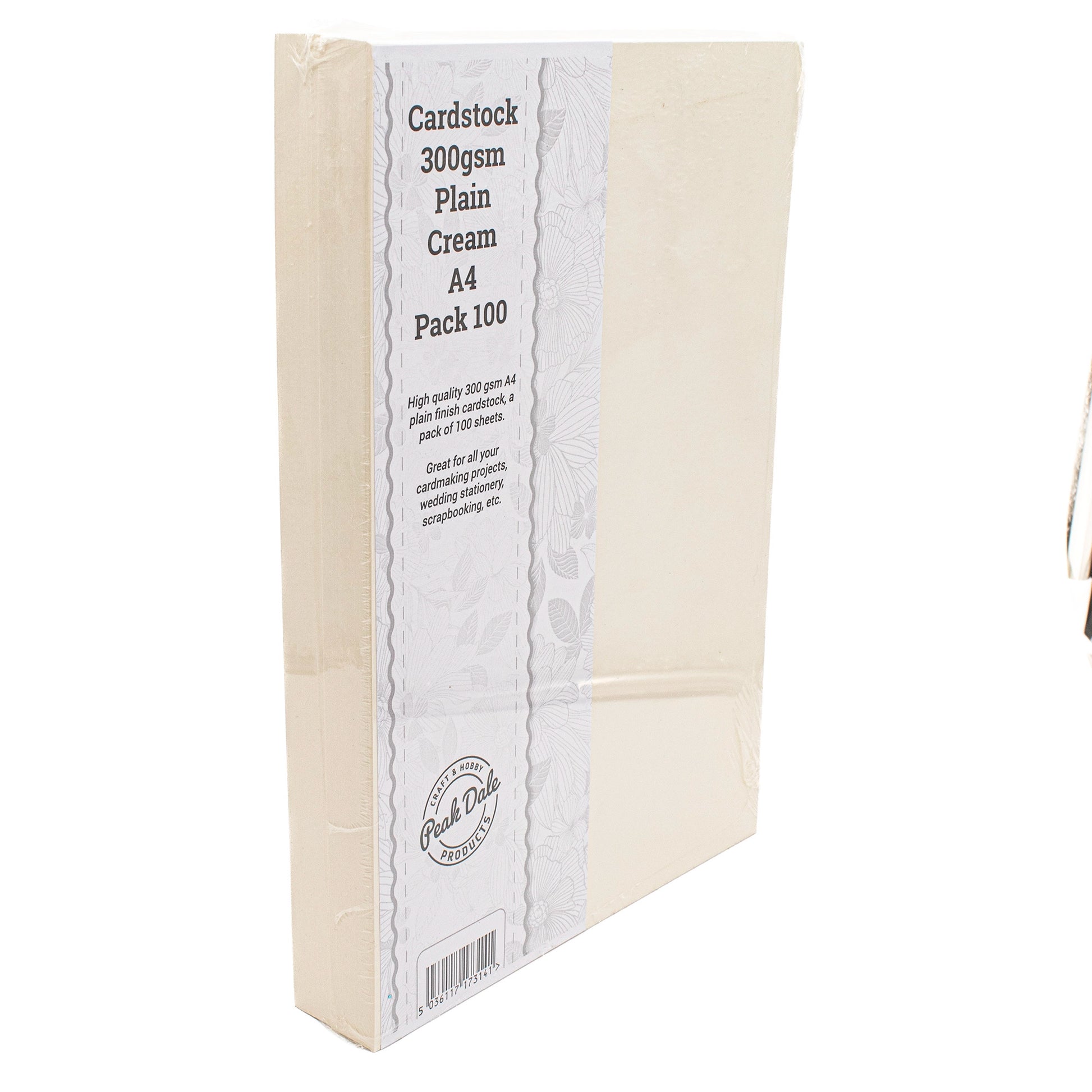 Cardstock A4 Cream Pack of 100 (300gsm) - Default Title (CS3PLACRE)