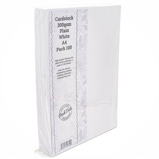 Cardstock A4 White Pack of 100 (300gsm) - Default Title (CS3PLAWHI)