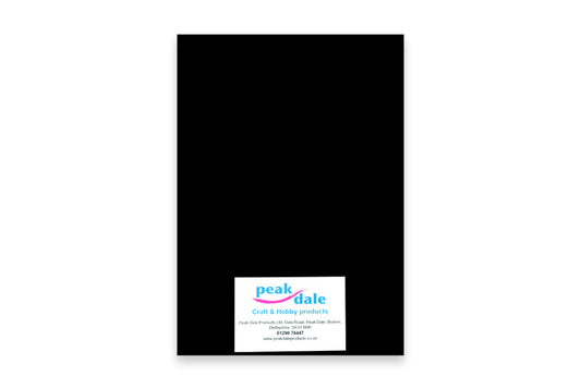 Cardstock A4 Black Pack of 100 (240gsm) - Default Title (CSPLABLA-A4)