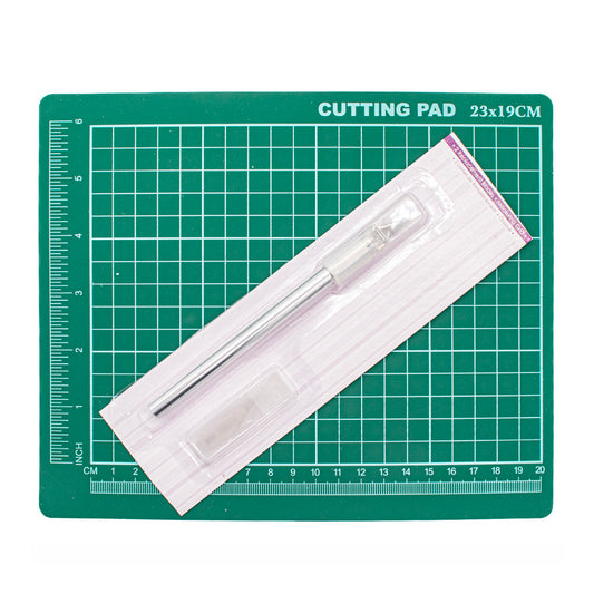 Cutting Mat and Knife 23 x 19cm - Default Title (CUTMAT&KNI)