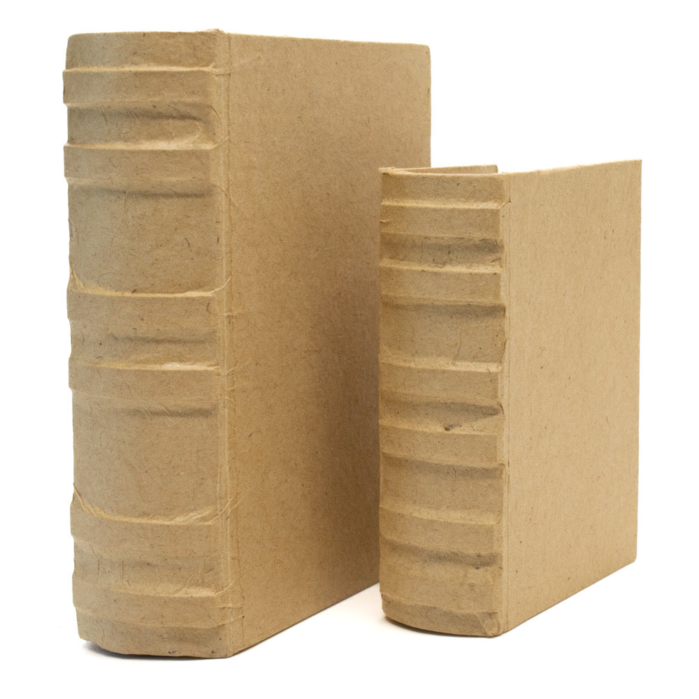 Small Book Box Paper Mache Small Book Box set of 2 – Craft Supplies UK