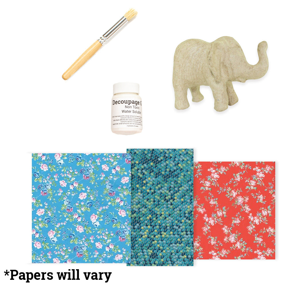 Decoupage Kit ELEPHANT - Default Title (DECKITELE)