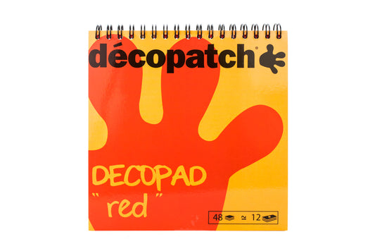 Decopatch Papers Pad RED BLOC03O - Default Title (DECOPADRED)