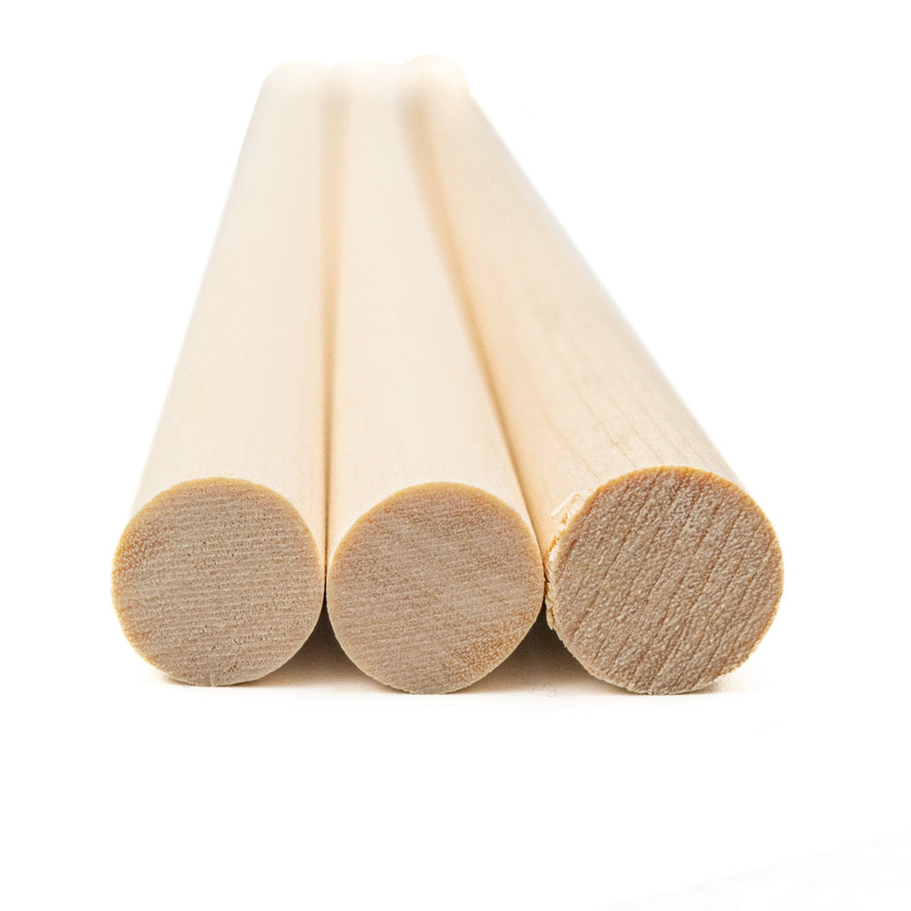 Dowel 12 mm 60 cm pack Pack of 3 - Default Title (DOWEL12MM)