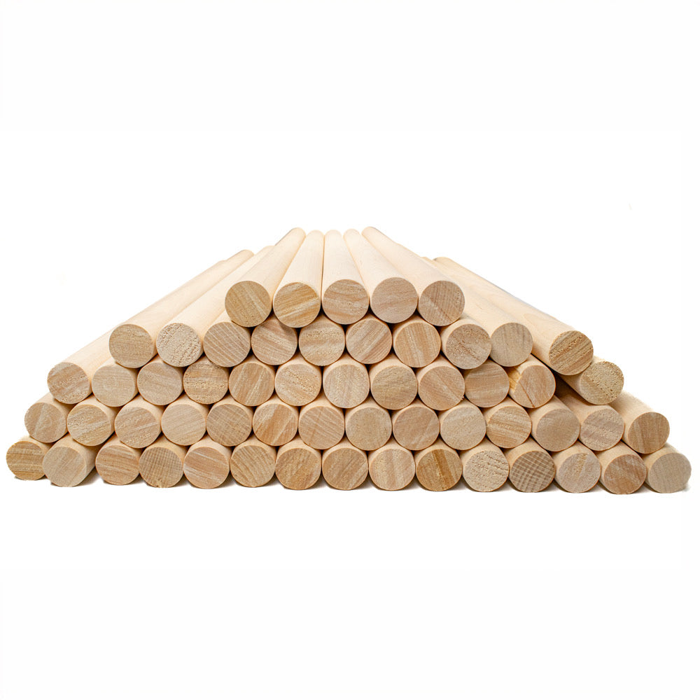 Dowel 25 mm 60 cm BULK Pack of 50 - Default Title (DOWEL25MMX50)