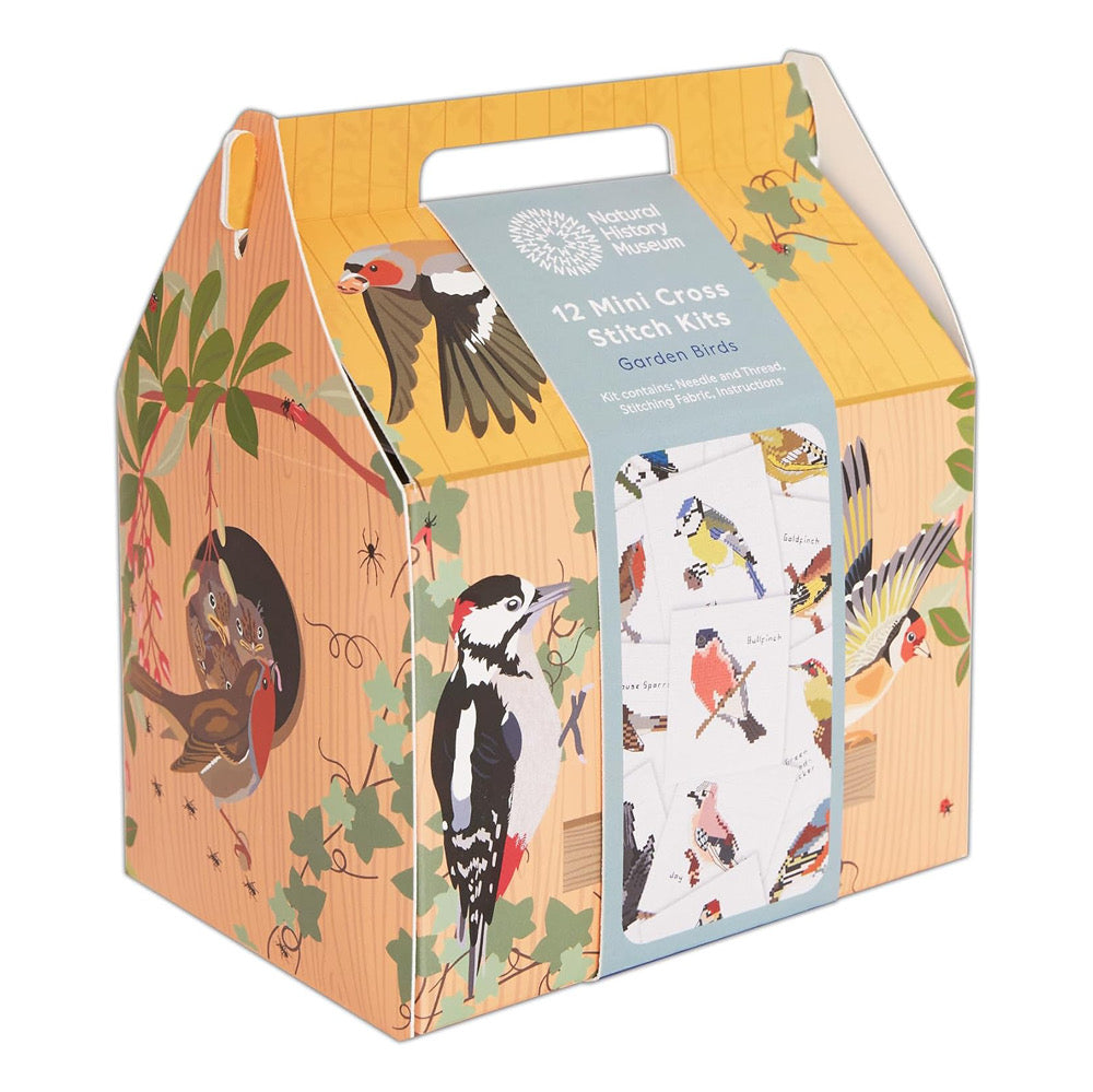 Embroidery Kit Natural History Museum 12 Birds - Default (EMBKIT12BIRD)