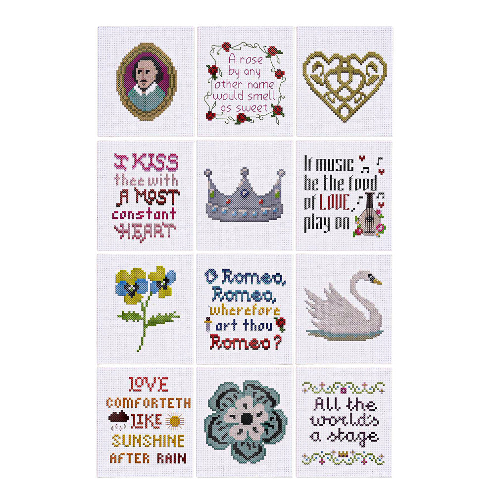 RSC Embroidery Kit 12 Mini Cross stitch LOVE - Default (EMBKIT12LOVE)