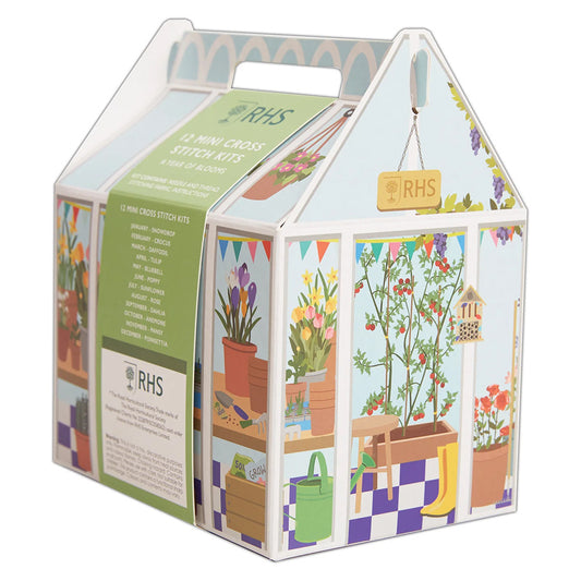 RHS Embroidery Kit 12 Months of Cross Stitch - Default Title (EMBKIT12MON)