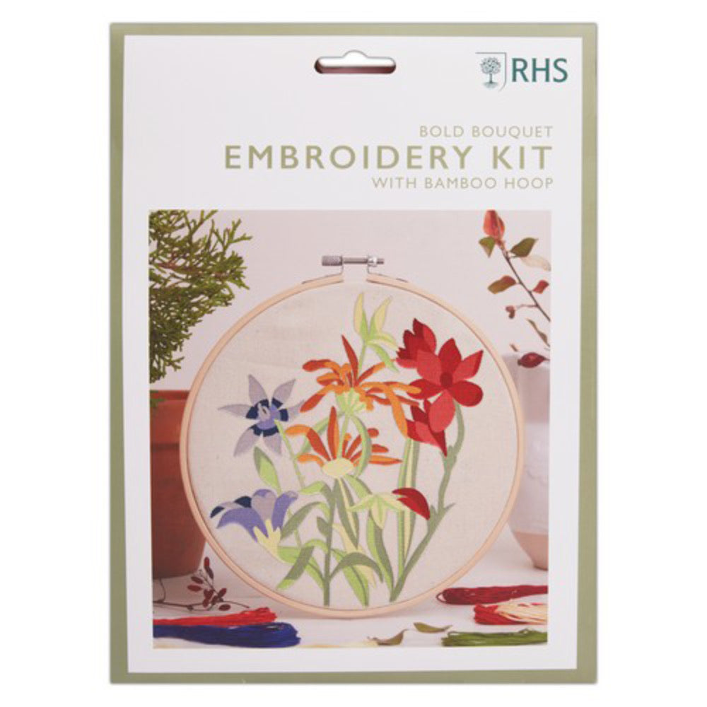 RHS Embroidery Kit BOLD BOUQUET - Default (EMBKITHOOBOLDBOUQ)