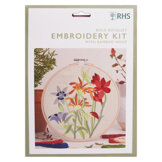 RHS Embroidery Kit BOLD BOUQUET - Default (EMBKITHOOBOLDBOUQ)