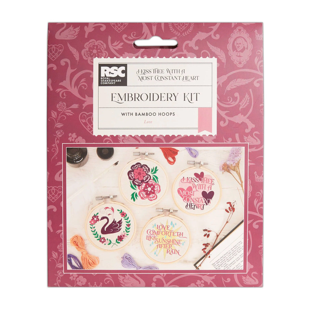 RSC Embroidery Kit Hoop Decoration LOVE - Default Title (EMBKITHOOLOVE)