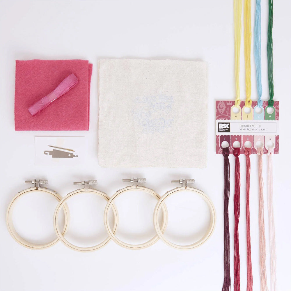 RSC Embroidery Kit Hoop Decoration LOVE - Default Title (EMBKITHOOLOVE)
