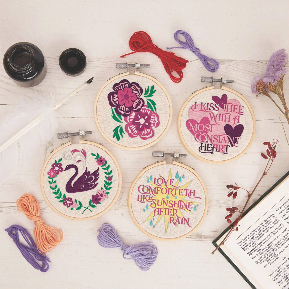 RSC Embroidery Kit Hoop Decoration LOVE - Default Title (EMBKITHOOLOVE)
