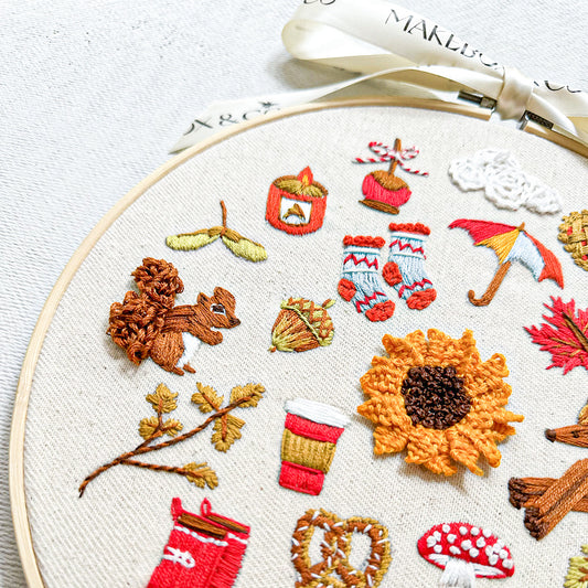 Makebox Embroidery Kit AUTUMN - Default (EMBKITMAKAUT)