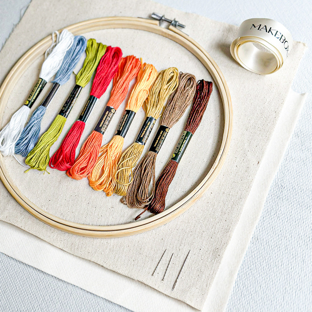 Makebox Embroidery Kit AUTUMN - Default (EMBKITMAKAUT)