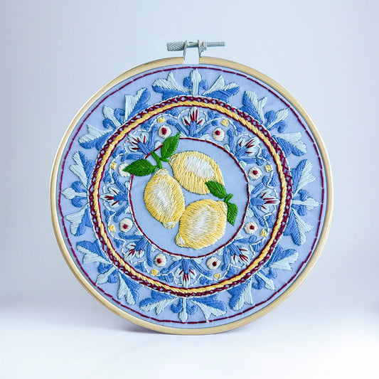 Makebox Embroidery Kit AMALFI LEMONS - Default (EMBKITMAKLEM)