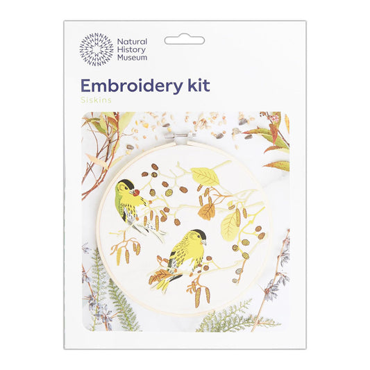 Natural History Museum Embroidery Kit - SISKINS - Default (EMBKITSIS)