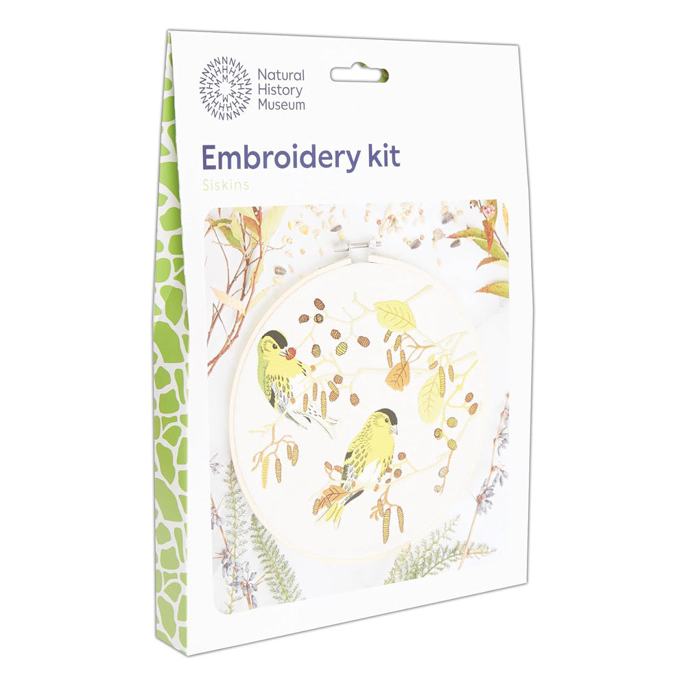 Natural History Museum Embroidery Kit - SISKINS - Default (EMBKITSIS)