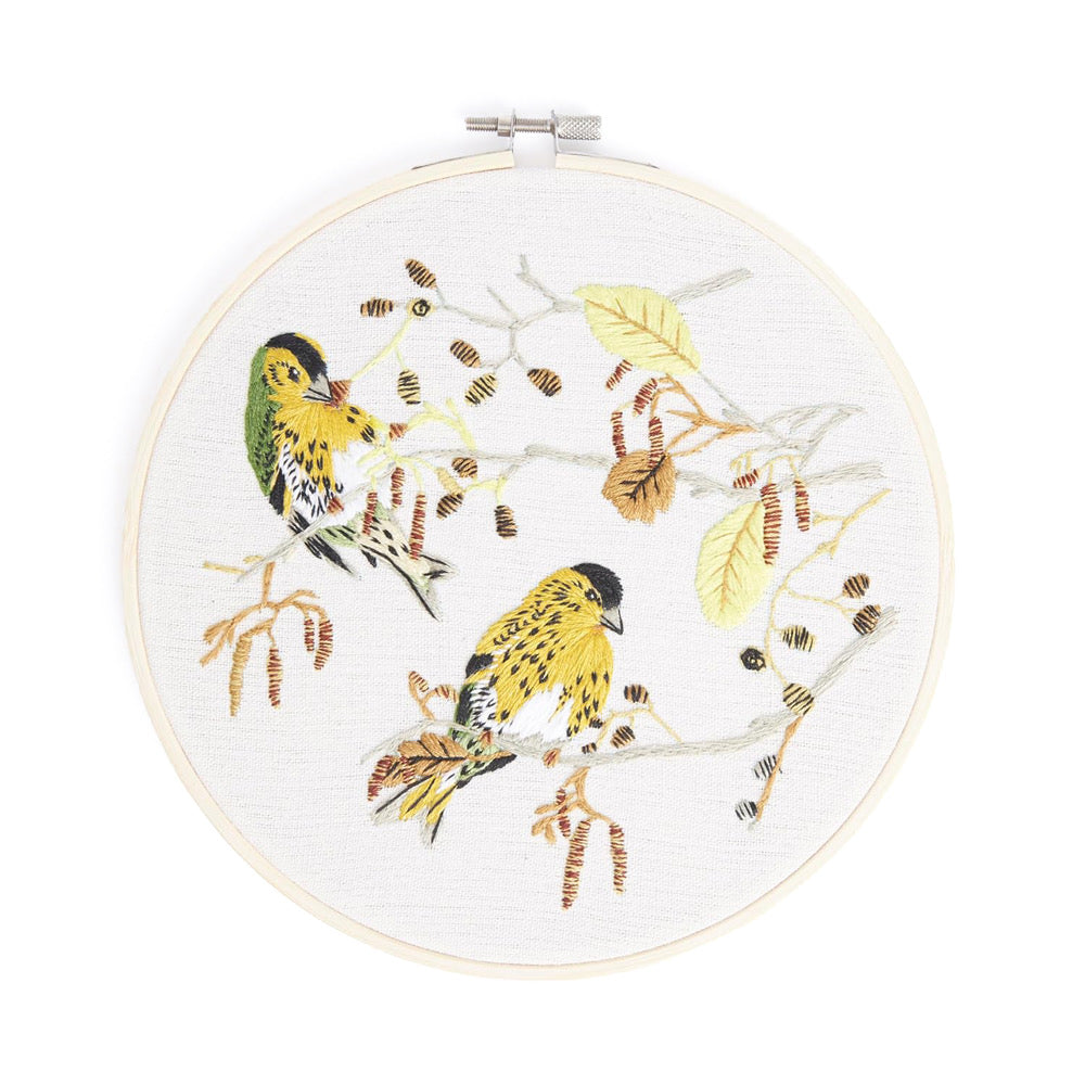 Natural History Museum Embroidery Kit - SISKINS - Default (EMBKITSIS)