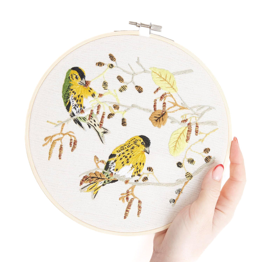 Natural History Museum Embroidery Kit - SISKINS - Default (EMBKITSIS)
