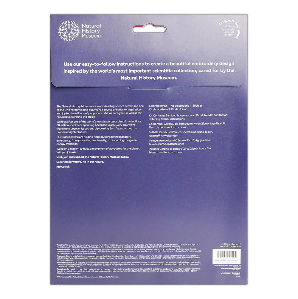 Natural History Museum Embroidery Kit SONG THRUSH - Default (EMBKITSONG)