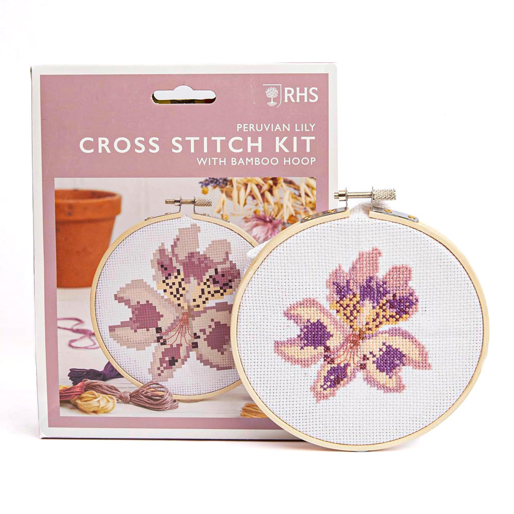 RHS Cross Stitch Kit PERUVIAN LILY - Default (EMBKITXPER)