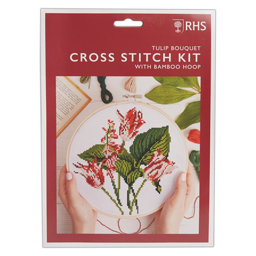 RHS Cross Stitch Kit TULIP BOUQUET - Default (EMBKITXTUL)