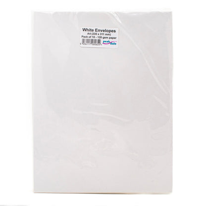 Envelopes A4 WHITE pk 10 - Default (ENVA4WH10)