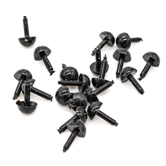 Mini Eyes 5mm Black NOT SAFETY 10 pairs - Default Title (EY05BLA10)