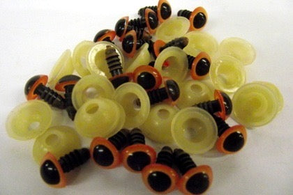 Safety Eyes 10mm Amber 500 pairs - Default Title (EY10AMB500)