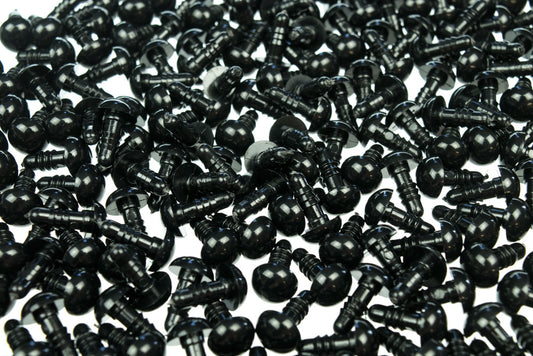 Safety Eyes 10mm Black 100 pairs - Default Title (EY10BLAH)