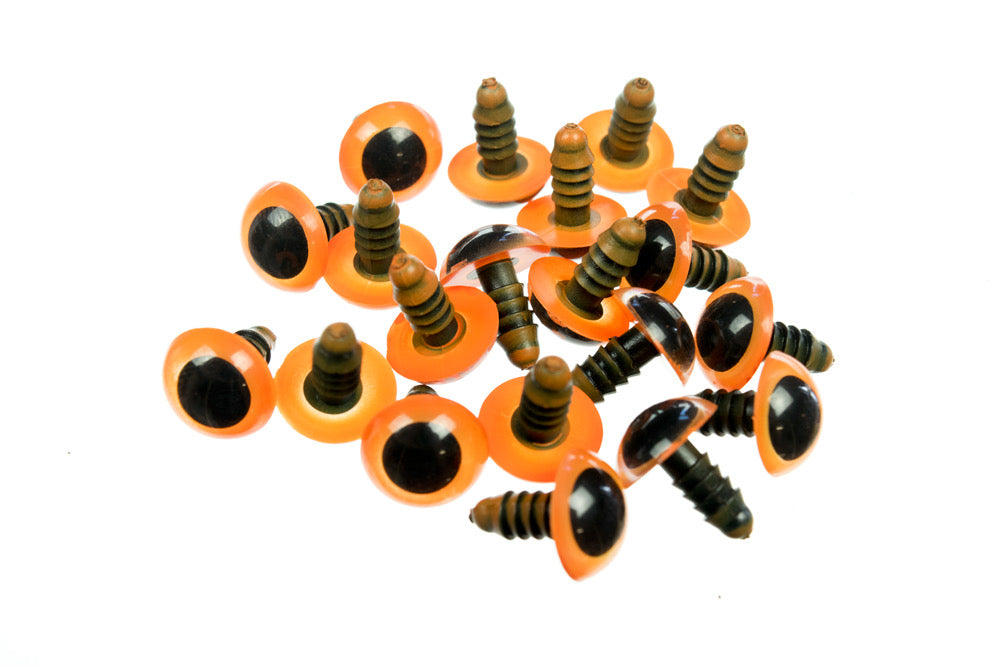 Safety Eyes 12mm Amber 10 pairs - Default Title (EY12AMB10)