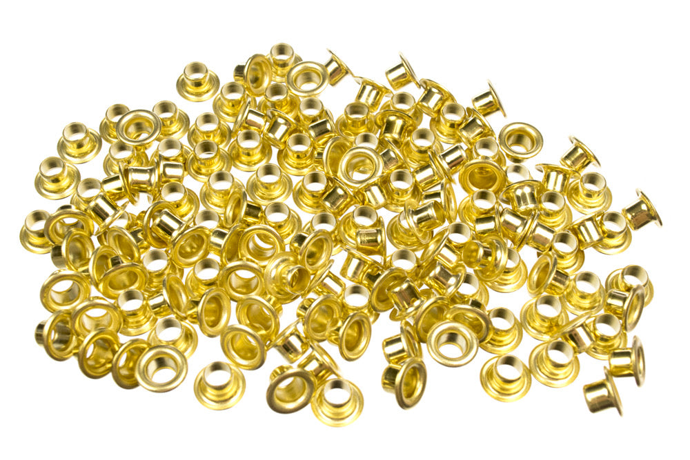 Eyelets 3 mm Gilt Plated Pack of 144 - Default Title (EYELETG)