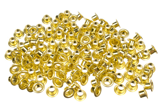 Eyelets 3 mm Gilt Plated Pack of 144 - Default Title (EYELETG)